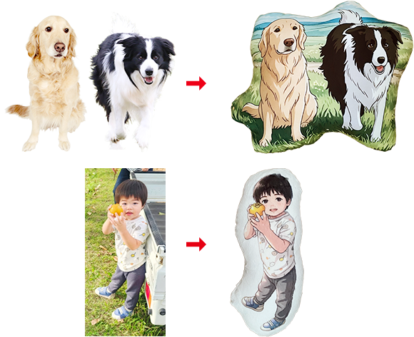 アニメ風加工例